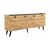 Μπουφές Jeslie pakoworld μελαμίνης oak-ανθρακί 180x40x79εκ - ΜΠΟΥΦΕΔΕΣ-ΚΟΝΣΟΛΕΣ στο Milonadakis.gr