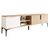 Έπιπλο τηλεόρασης Kowel pakoworld μελαμίνης λευκό-oak 180x34x51εκ - ΕΠΙΠΛΑ ΤΗΛΕΟΡΑΣΗΣ στο Milonadakis.gr