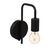 Φωτιστικό τοίχου-απλίκα Zhola pakoworld E27 40W μαύρο 17x12x25εκ - ΑΠΛΙΚΕΣ ΤΟΙΧΟΥ στο Milonadakis.gr