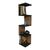 Ραφιέρα τοίχου Zigzag pakoworld oak-ανθρακί μελαμίνης 25x25x109εκ - ΡΑΦΙΑ ΤΟΙΧΟΥ στο Milonadakis.gr