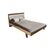 Κρεβάτι Frankly pakoworld διπλό oak-μπεζ pu 150x200εκ - ΚΡΕΒΑΤΙΑ στο Milonadakis.gr