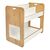 Ραφιέρα Dovere pakoworld φυσικό-λευκό mdf 56x34x55εκ - ΡΑΦΙΑ ΤΟΙΧΟΥ στο Milonadakis.gr