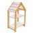 Ραφιέρα Montessori Zoilen pakoworld φυσικό-λευκό-ροζ mdf 50x30x80εκ - ΟΡΓΑΝΩΣΗ ΣΠΙΤΙΟΥ στο Milonadakis.gr