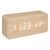 Επιτραπέζιο ρολόι Gamiel pakoworld φυσικό χρώμα mdf 15x4x7εκ - ΡΟΛΟΓΙΑ στο Milonadakis.gr