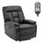 Πολυθρόνα relax με μηχανισμό massage Terpsi pakoworld μαύρο PU 80x94x102εκ - ΚΑΡΕΚΛΕΣ - ΠΟΛΥΘΡΟΝΕΣ ΕΣ. στο Milonadakis.gr