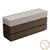 Συρταριέρα Sonlen pakoworld mdf σε καρυδί-μπεζ απόχρωση 120x40x72εκ - ΣΥΡΤΑΡΙΕΡΕΣ - ΤΟΥΑΛΕΤΕΣ στο Milonadakis.gr