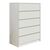 Συρταριέρα Kuanger pakoworld mdf σε λευκή απόχρωση 80x40x109εκ - ΣΥΡΤΑΡΙΕΡΕΣ - ΤΟΥΑΛΕΤΕΣ στο Milonadakis.gr