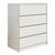 Συρταριέρα Kuanger pakoworld mdf σε λευκή απόχρωση 80x40x80εκ - ΣΥΡΤΑΡΙΕΡΕΣ - ΤΟΥΑΛΕΤΕΣ στο Milonadakis.gr