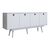 Μπουφές Salonde pakoworld λευκό μελαμίνης-λευκό pp πόδι 180x40x82.6εκ - ΜΠΟΥΦΕΔΕΣ-ΚΟΝΣΟΛΕΣ στο Milonadakis.gr
