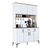 Mπουφές με ράφι Cordie pakoworld λευκό μελαμίνης 120x40x184.2εκ - ΜΠΟΥΦΕΔΕΣ-ΚΟΝΣΟΛΕΣ στο Milonadakis.gr
