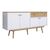Μπουφές Satava pakoworld pp σε λευκή-καρυδί απόχρωση 180x45x87.6εκ - ΜΠΟΥΦΕΔΕΣ-ΚΟΝΣΟΛΕΣ στο Milonadakis.gr