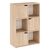 Βιβλιοθήκη Bookel pakoworld μελαμίνης σε sonoma απόχρωση 59.5x27.5x89εκ - ΒΙΒΛΙΟΘΗΚΕΣ στο Milonadakis.gr