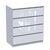 Συρταριέρα Dicama pakoworld mdf-μελαμίνη σε λευκη glossy απόχρωση 85.5x47x98εκ - ΣΥΡΤΑΡΙΕΡΕΣ - ΤΟΥΑΛΕΤΕΣ στο Milonadakis.gr