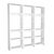 Βιβλιοθήκη Rabuku pakoworld σε λευκή απόχρωση 146x22x123εκ - ΒΙΒΛΙΟΘΗΚΕΣ στο Milonadakis.gr
