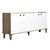 Μπουφές Lethak pakoworld σε oak-λευκή απόχρωση 180x41x78εκ - ΜΠΟΥΦΕΔΕΣ-ΚΟΝΣΟΛΕΣ στο Milonadakis.gr