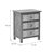 Συρταριέρα Inart 3-50-245-0017 ξύλο φυσικό-λευκό 72x35x76εκ - ΣΥΡΤΑΡΙΕΡΕΣ - ΤΟΥΑΛΕΤΕΣ στο Milonadakis.gr