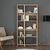 Βιβλιοθήκη Alkathi pakoworld σε oak απόχρωση 77x22x160εκ - ΒΙΒΛΙΟΘΗΚΕΣ στο Milonadakis.gr