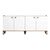 Μπουφές Lethak pakoworld σε oak-λευκή απόχρωση 180x41x78εκ - ΜΠΟΥΦΕΔΕΣ-ΚΟΝΣΟΛΕΣ στο Milonadakis.gr