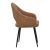 Πολυθρόνα Macie pakoworld ύφασμα καφέ antique-μαύρο 58x50x85εκ - ΚΑΡΕΚΛΕΣ - ΠΟΛΥΘΡΟΝΕΣ ΕΣ. στο Milonadakis.gr