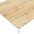 Τραπέζι Cuba pakoworld MDF sonoma-λευκό 120x80x75εκ - ΤΡΑΠΕΖΙΑ ΚΟΥΖΙΝΑΣ στο Milonadakis.gr