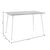 Τραπέζι Cuba pakoworld MDF sonoma-λευκό 120x80x75εκ - ΤΡΑΠΕΖΙΑ ΚΟΥΖΙΝΑΣ στο Milonadakis.gr