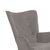 Πολυθρόνα Fluffy pakoworld ύφασμα γκρι-πόδι rubberwood φυσικό 75x69x96εκ - ΚΑΡΕΚΛΕΣ - ΠΟΛΥΘΡΟΝΕΣ ΕΣ. στο Milonadakis.gr