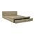 Κρεβάτι διπλό Nalos pakoworld με συρτάρι castillo-oak 140x200εκ - ΚΡΕΒΑΤΙΑ στο Milonadakis.gr