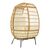 Πολυθρόνα Frox pakoworld wicker rattan φυσικό-μεταλλικό φυσικό-μαύρο πόδι-μπεζ μαξιλάρι 96x76x145εκ - ΚΑΡΕΚΛΕΣ - ΠΟΛΥΘΡΟΝΕΣ στο Milonadakis.gr
