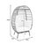 Πολυθρόνα Frox pakoworld wicker rattan φυσικό-μεταλλικό φυσικό-μαύρο πόδι-μπεζ μαξιλάρι 96x76x145εκ - ΚΑΡΕΚΛΕΣ - ΠΟΛΥΘΡΟΝΕΣ στο Milonadakis.gr