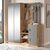 Έπιπλο εισόδου Doorse pakoworld μελαμίνης ανθρακί-sonoma 147.5x35x180εκ - ΕΠΙΠΛΑ ΕΙΣΟΔΟΥ στο Milonadakis.gr