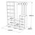 Έπιπλο εισόδου Doorse pakoworld μελαμίνης λευκό-sonoma 147.5x35x180εκ - ΕΠΙΠΛΑ ΕΙΣΟΔΟΥ στο Milonadakis.gr