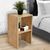 Βοηθητικό τραπέζι Leofric pakoworld μελαμίνης oak 30x30x60εκ - ΒΟΗΘΗΤΙΚΑ ΤΡΑΠΕΖΑΚΙΑ στο Milonadakis.gr