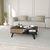 Τραπέζι σαλονιού Flipter pakoworld μελαμίνης oak-μαύρο 83x34x54εκ - ΤΡΑΠΕΖΑΚΙΑ ΣΑΛΟΝΙΟΥ στο Milonadakis.gr