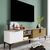 Έπιπλο τηλεόρασης Kowel pakoworld μελαμίνης λευκό-oak 180x34x51εκ - ΕΠΙΠΛΑ ΤΗΛΕΟΡΑΣΗΣ στο Milonadakis.gr