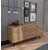 Μπουφές Sennan pakoworld μελαμίνης oak 180x45x80εκ - ΜΠΟΥΦΕΔΕΣ-ΚΟΝΣΟΛΕΣ στο Milonadakis.gr