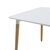 Τραπέζι Natali pakoworld MDF λευκό-πόδια φυσικό 80x80x76εκ - ΤΡΑΠΕΖΙΑ ΚΟΥΖΙΝΑΣ στο Milonadakis.gr