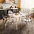 Τραπέζι Natali pakoworld MDF λευκό-πόδια φυσικό 120x80x76εκ - ΤΡΑΠΕΖΙΑ ΚΟΥΖΙΝΑΣ στο Milonadakis.gr