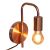 Φωτιστικό τοίχου-απλίκα Zhola pakoworld E27 40W μπρονζέ 17x12x25εκ - ΑΠΛΙΚΕΣ ΤΟΙΧΟΥ στο Milonadakis.gr