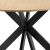 Τραπέζι Jeston pakoword MDF sonoma-πόδ μαύρο μέταλλο Φ120x75εκ - ΤΡΑΠΕΖΙΑ ΚΟΥΖΙΝΑΣ στο Milonadakis.gr