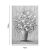 Πίνακας σε καμβά Flowerpot Inart 70x3x100εκ - ΠΙΝΑΚΕΣ στο Milonadakis.gr