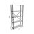 Βιβλιοθήκη Tikilmo pakoworld oak-μαύρο μελαμίνης 88x34x180εκ - ΒΙΒΛΙΟΘΗΚΕΣ στο Milonadakis.gr