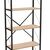 Βιβλιοθήκη Draizy pakoworld oak-μαύρο μελαμίνης 60x30x150εκ - ΒΙΒΛΙΟΘΗΚΕΣ στο Milonadakis.gr