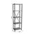 Βιβλιοθήκη Glase pakoworld oak-μαύρο μελαμίνης 40x30x150εκ - ΒΙΒΛΙΟΘΗΚΕΣ στο Milonadakis.gr