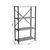 Βιβλιοθήκη Jackrey pakoworld oak-μαύρο μελαμίνης 60x30x114εκ - ΒΙΒΛΙΟΘΗΚΕΣ στο Milonadakis.gr