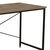 Γραφείο εργασίας Karvem pakoworld oak-μαύρο μελαμίνης 120x60x73εκ - ΓΡΑΦΕΙΑ στο Milonadakis.gr