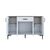 Μπουφές Ubron pakoworld λευκό-καρυδί μελαμίνης 120x40x78.6εκ - ΜΠΟΥΦΕΔΕΣ-ΚΟΝΣΟΛΕΣ στο Milonadakis.gr