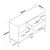 Μπουφές Ubron pakoworld λευκό-καρυδί μελαμίνης 120x40x78.6εκ - ΜΠΟΥΦΕΔΕΣ-ΚΟΝΣΟΛΕΣ στο Milonadakis.gr