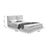 Κρεβάτι διπλό Jessie pakoworld floating style με led-PU εκρού 160x200εκ - ΚΡΕΒΑΤΙΑ στο Milonadakis.gr