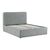 Κρεβάτι διπλό Zilin pakoworld ύφασμα ανθρακί-beige 160x200εκ - ΚΡΕΒΑΤΙΑ στο Milonadakis.gr