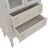 Βιτρίνα Pazlen Inart mdf σε λευκή αντικέ απόχρωση 74.5x39x190εκ - ΒΙΤΡΙΝΕΣ στο Milonadakis.gr
